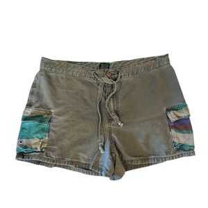 Z. Cavaricci Army Green Cargo Shorts